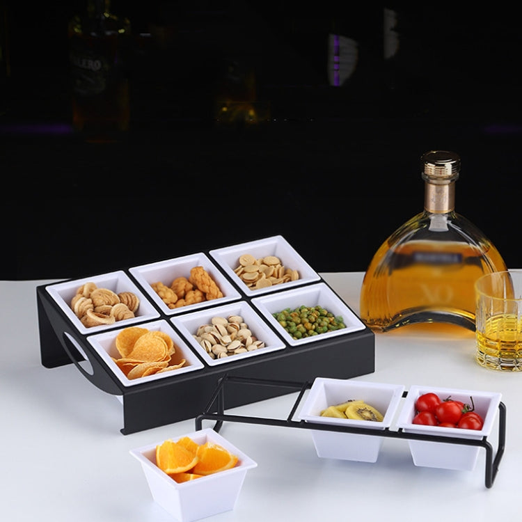 Stainless Steel Bar Plastic Fruit Plate Rack, without Fruit Dish