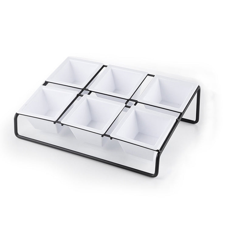 Stainless Steel Bar Plastic Fruit Plate Rack, without Fruit Dish