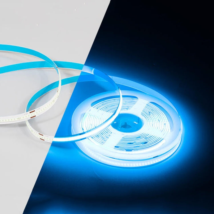 1m 24V 320 Beads 12W 8mm Wide COB Adhesive Decorative LED Light Strip