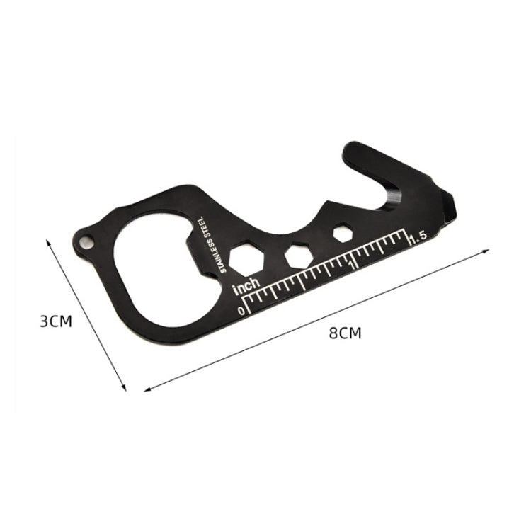Multifunctional Card Type Tool Card Bottle Opener Screwdriver Keychain Portable Can Opener