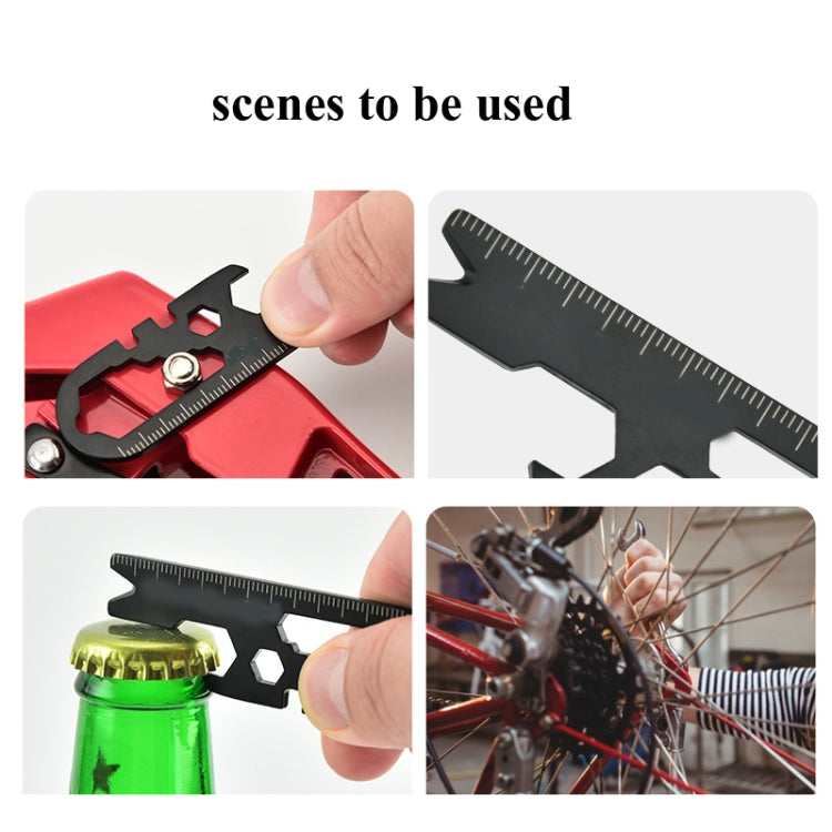 Multifunctional Card Type Tool Card Bottle Opener Screwdriver Keychain Portable Can Opener