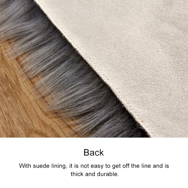 Love Heart Rugs Artificial Wool Sheepskin Hairy Carpet Faux Floor Mat Fur Plain Fluffy Soft Area Rug Tapetes, 80*90cm