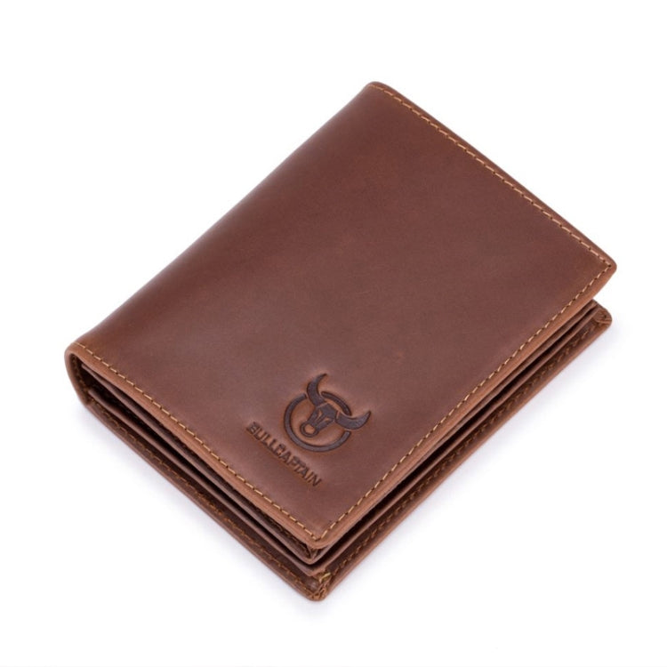 BUFF CAPTAIN 027 Men Short Anti-Theft Wallet Leather Multi-Card Thicken Wallet