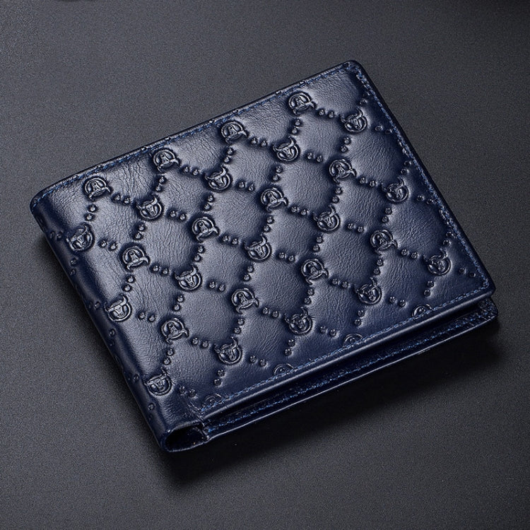 BUFF CAPTAIN 0204 Men Leather Horizontal And Vertical Wallet First-Layer Cowhide Anti-Theft Brush Card Clamp