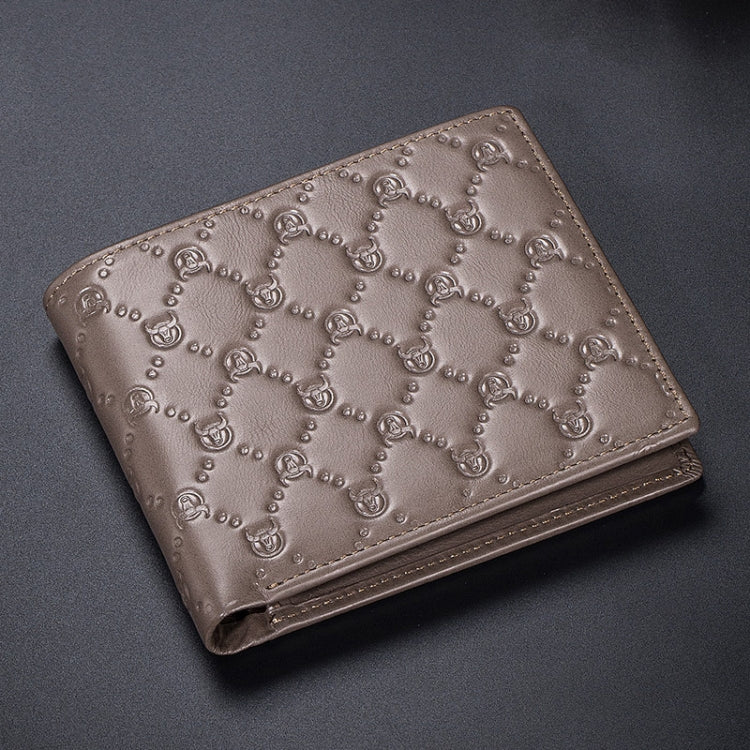 BUFF CAPTAIN 0204 Men Leather Horizontal And Vertical Wallet First-Layer Cowhide Anti-Theft Brush Card Clamp