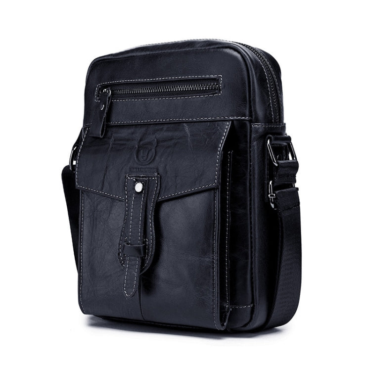 BUFF CAPTAIN 053 Men Leather Shoulder Messenger Bag First-Layer Cowhide Large Capacity Briefcase, Specification：
