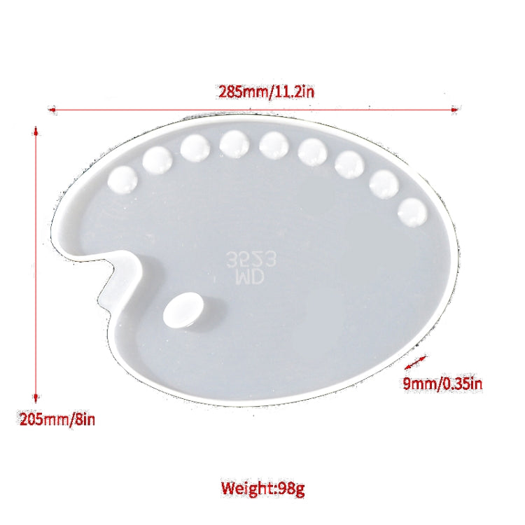 Crystal Epoxy Mold DIY Palette Silicone Mold