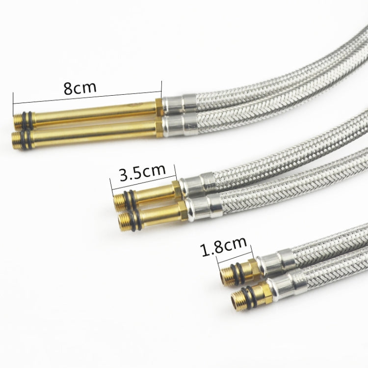 Weave Stainless Steel Flexible Plumbing Pipes Cold Hot Mixer Faucet Water Pipe Hoses High Pressure Inlet Pipe