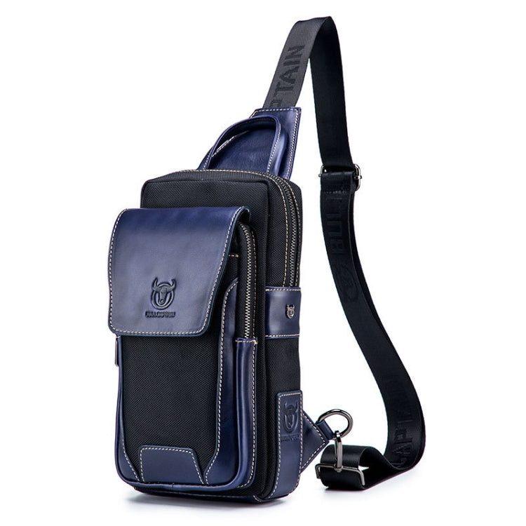 BUFF CAPTAIN 9999 Leather Men Chest Bag First-Layer Cowhide Casual Shoulder Bag