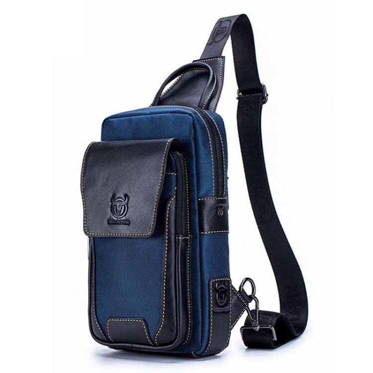 BUFF CAPTAIN 9999 Leather Men Chest Bag First-Layer Cowhide Casual Shoulder Bag