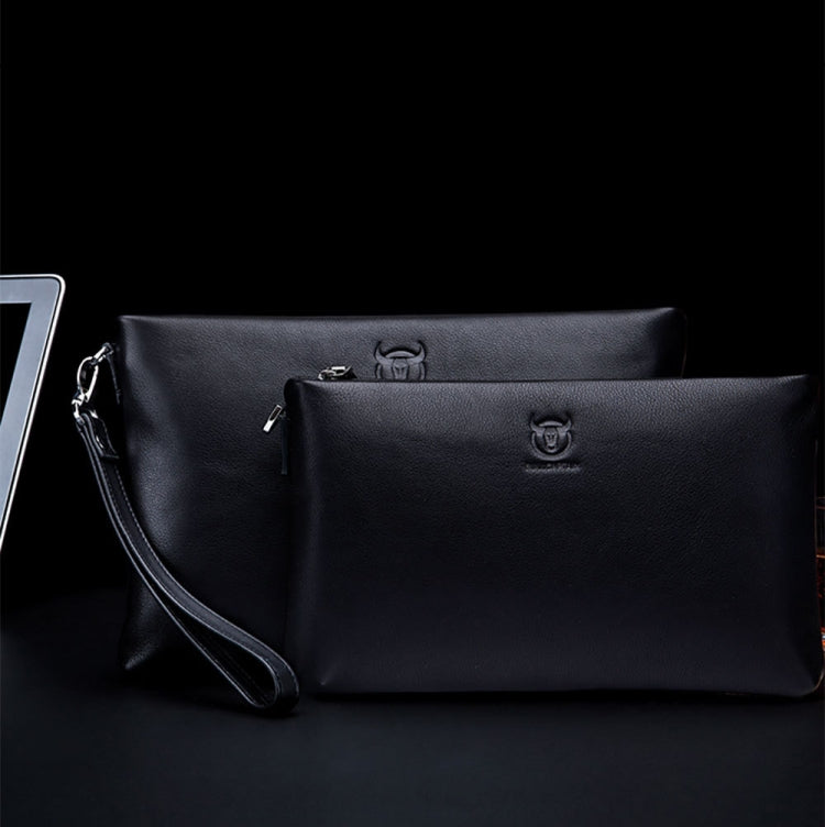 BULL CAPTAIN 446 Large-capacity Soft and Wear-resistant Leather Clutch Bag Business Wallet, Size:
