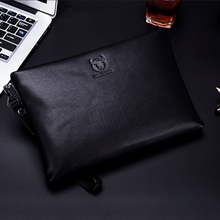 BULL CAPTAIN 446 Large-capacity Soft and Wear-resistant Leather Clutch Bag Business Wallet, Size: