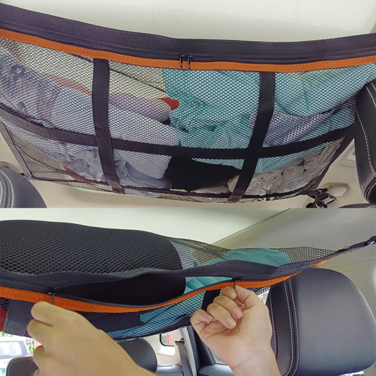 Versatile Adjustable Car Roof Storage Net for Clothing and Luggage