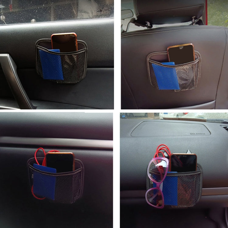 3 Pack Universal Car Seat Back Organiser Net Pockets for Phones and Accessories