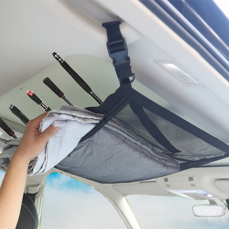 Versatile Car Roof Storage Bag for Fishing Rods - Adjustable Hanging Rack
