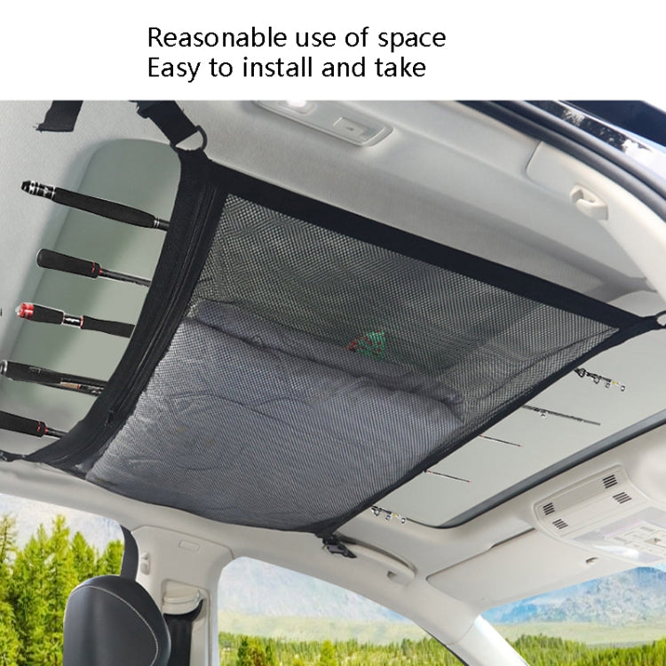 Versatile Car Roof Storage Bag for Fishing Rods - Adjustable Hanging Rack