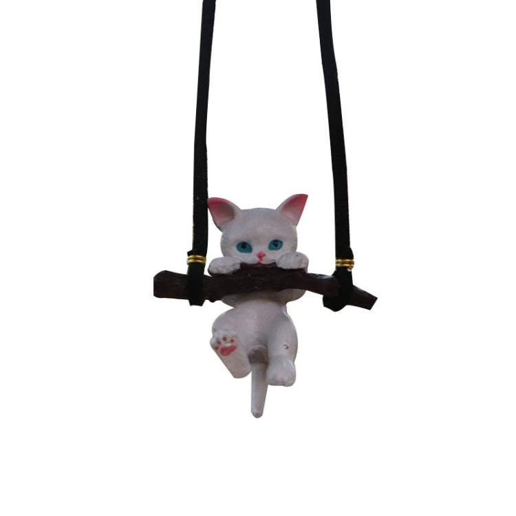 Charming Resin Cat Pendants for Car Decoration - Set of 2