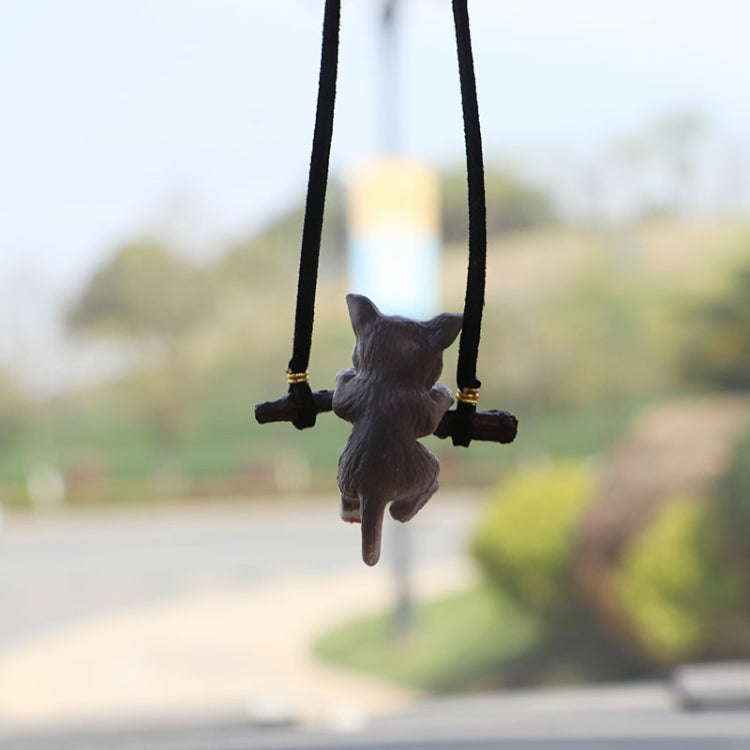 Charming Resin Cat Pendants for Car Decoration - Set of 2