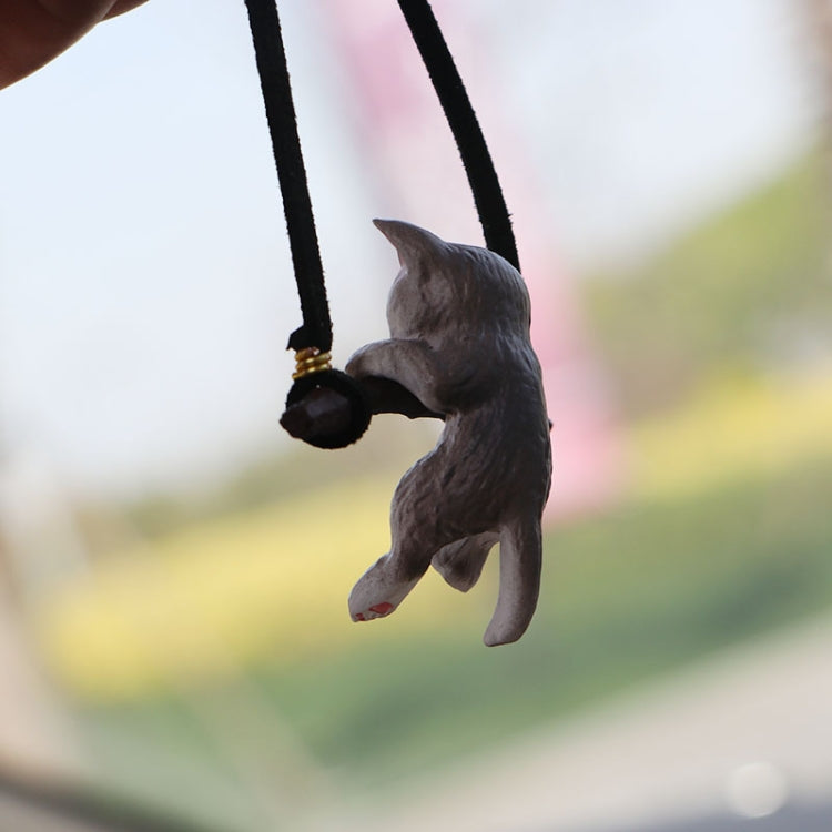 Charming Resin Cat Pendants for Car Decoration - Set of 2