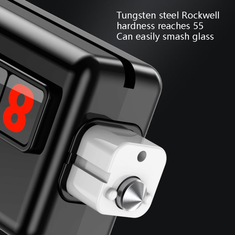 Emergency Safety Hammer & Multi-Functional Temporary Number Plate