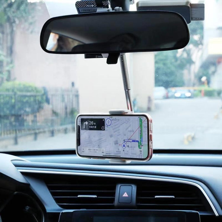 2-Pack Rear View Mirror Mobile Phone Holder for Navigation and Dashcam