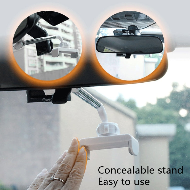 2-Pack Rear View Mirror Mobile Phone Holder for Navigation and Dashcam