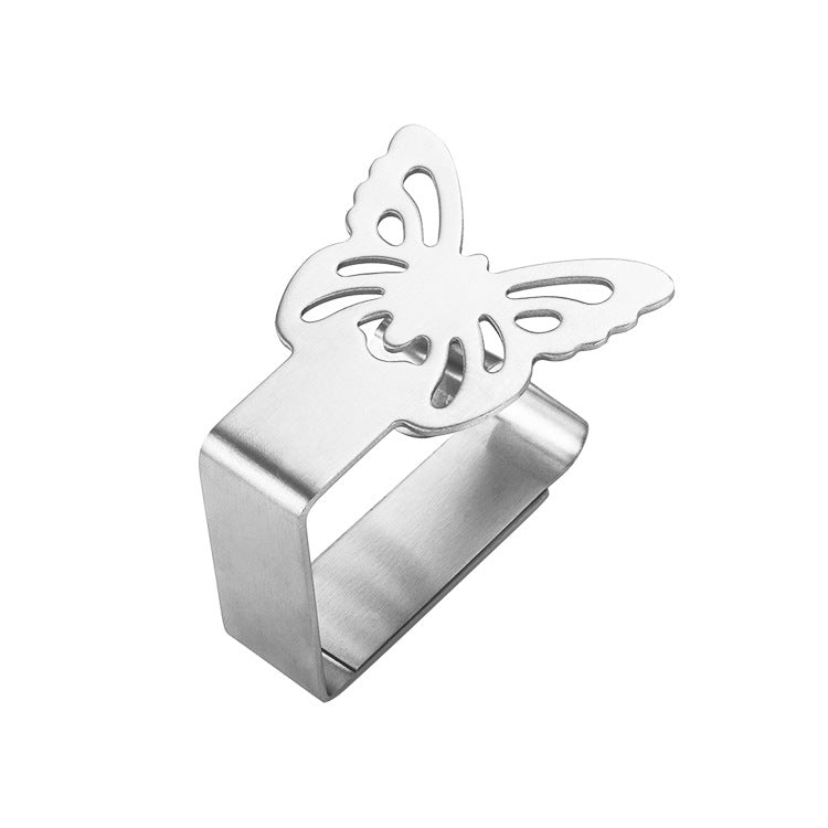 Stainless Steel Tablecloth Clip Graphics Tablecloth Clip High-Elastic Moving Fixing Clip
