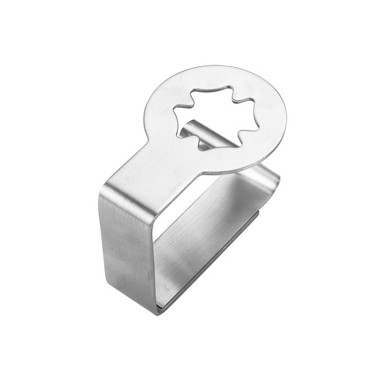 Stainless Steel Tablecloth Clip Graphics Tablecloth Clip High-Elastic Moving Fixing Clip