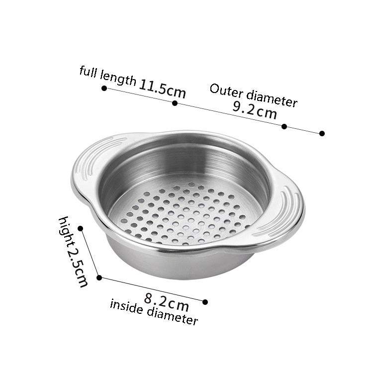 304 Stainless Steel Sewer Canned Food Water Filter With Ear Kitchen Tool