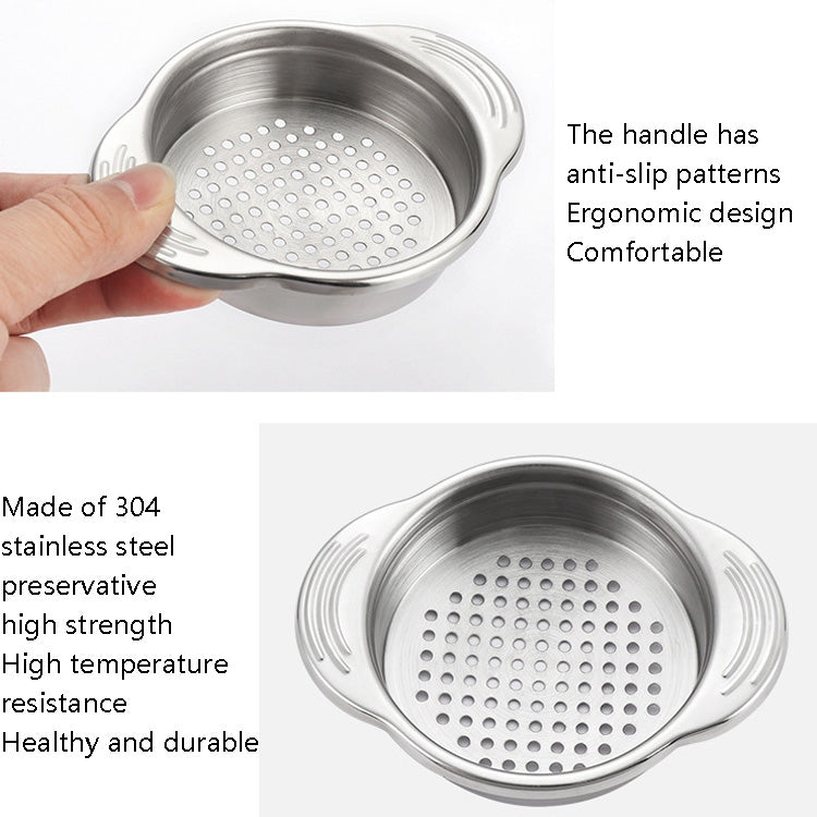 304 Stainless Steel Sewer Canned Food Water Filter With Ear Kitchen Tool