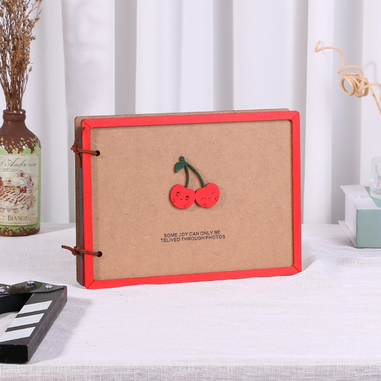 Wooden Loose-Leaf Album Children Growth Painting Album Couple DIY Handmade Gifts