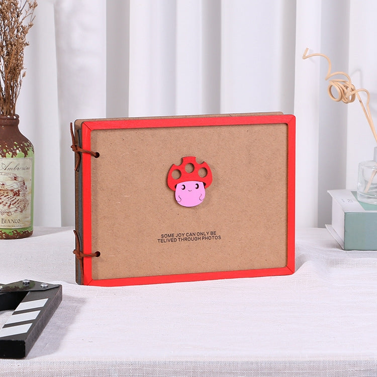Wooden Loose-Leaf Album Children Growth Painting Album Couple DIY Handmade Gifts
