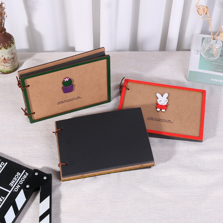 Wooden Loose-Leaf Album Children Growth Painting Album Couple DIY Handmade Gifts