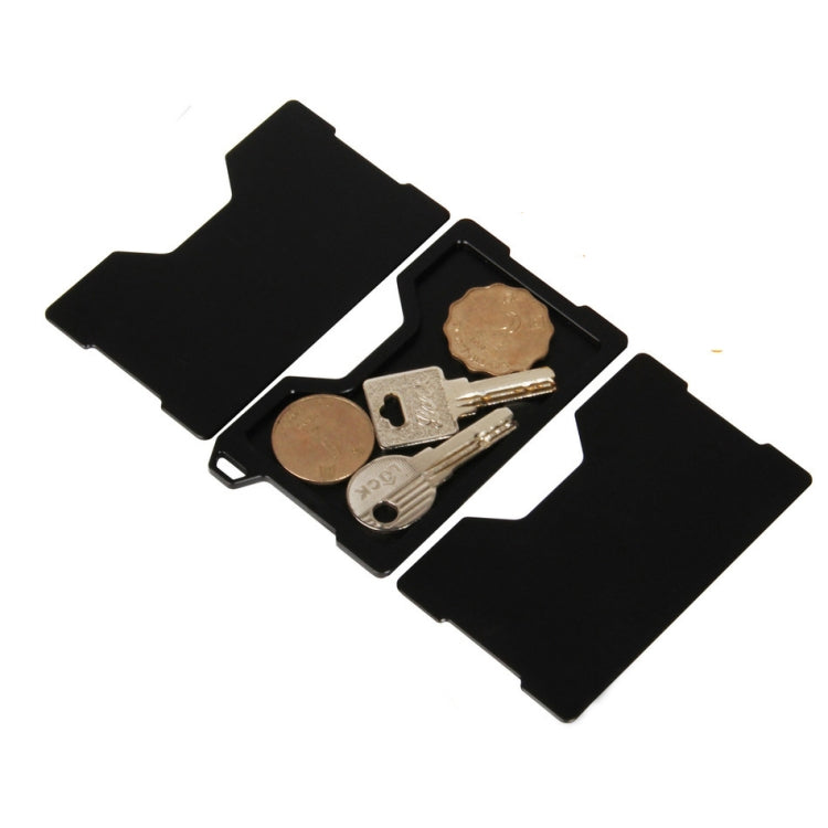 Aluminum Alloy RFID Card Holder Anti-Theft EDC Wallet Coin Storage Box Key Card Holder