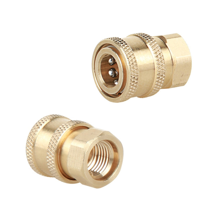 2 Sets High Pressure Spray Head Fast Insertion 1/4 Quick Pure Copper Joint