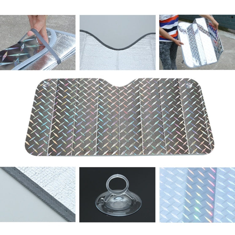 SHUNWEI 2-Piece Car Front Windshield Sunshade for Ultimate Summer Protection and Heat Insulation