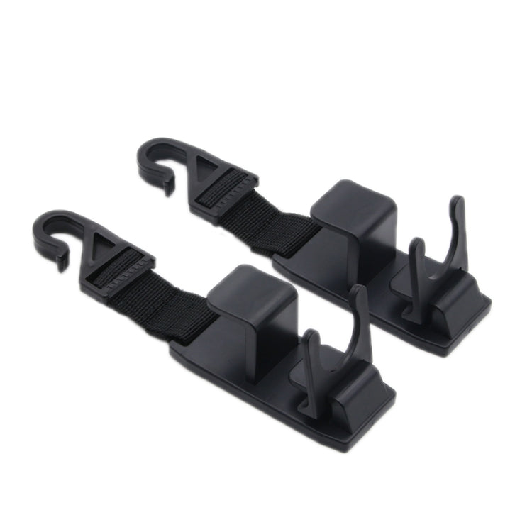 2-Pack SHUNWEI SD-2510 Universal Car Headrest Storage Hooks with Drink Holder