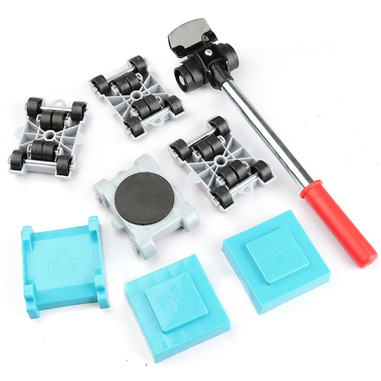 8pcs /Set 12034 Plastic Heavy Object Mover Portable Moving Tool Set