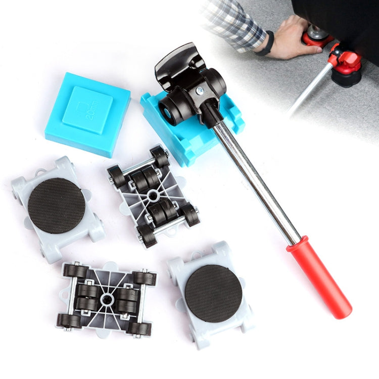 8pcs /Set 12034 Plastic Heavy Object Mover Portable Moving Tool Set