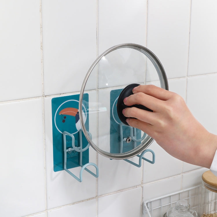 2 PCS JM028 Household Bathroom Non-Perforated Washbasin Hook Kitchen Cutting Board Seamless Hangable Storage Rack