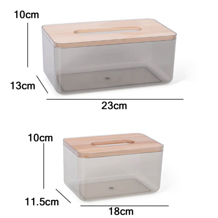 Household Living Room Transparent Tissue Storage Box