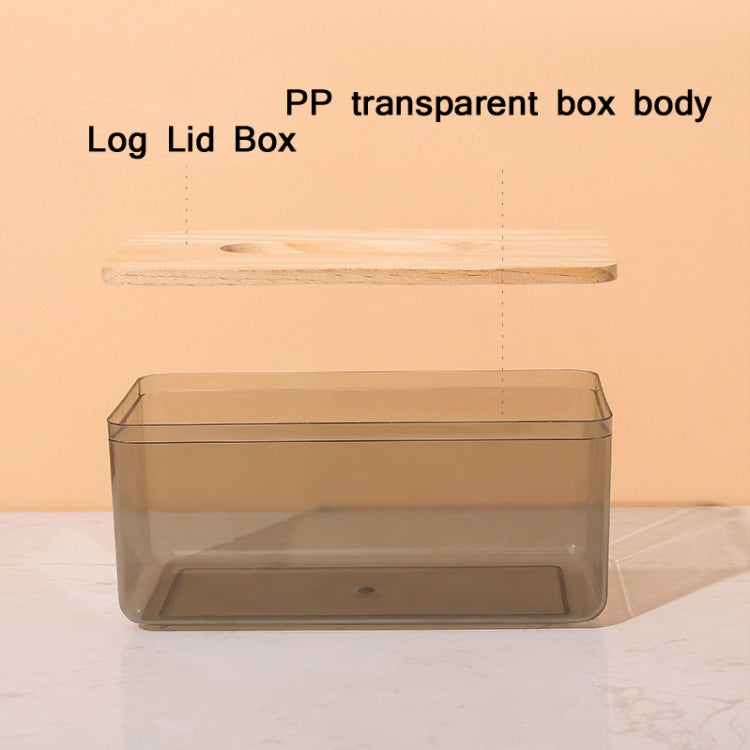 Household Living Room Transparent Tissue Storage Box