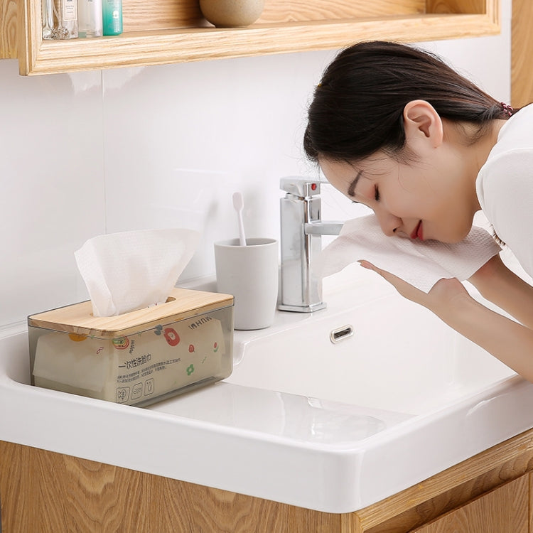 Household Living Room Transparent Tissue Storage Box