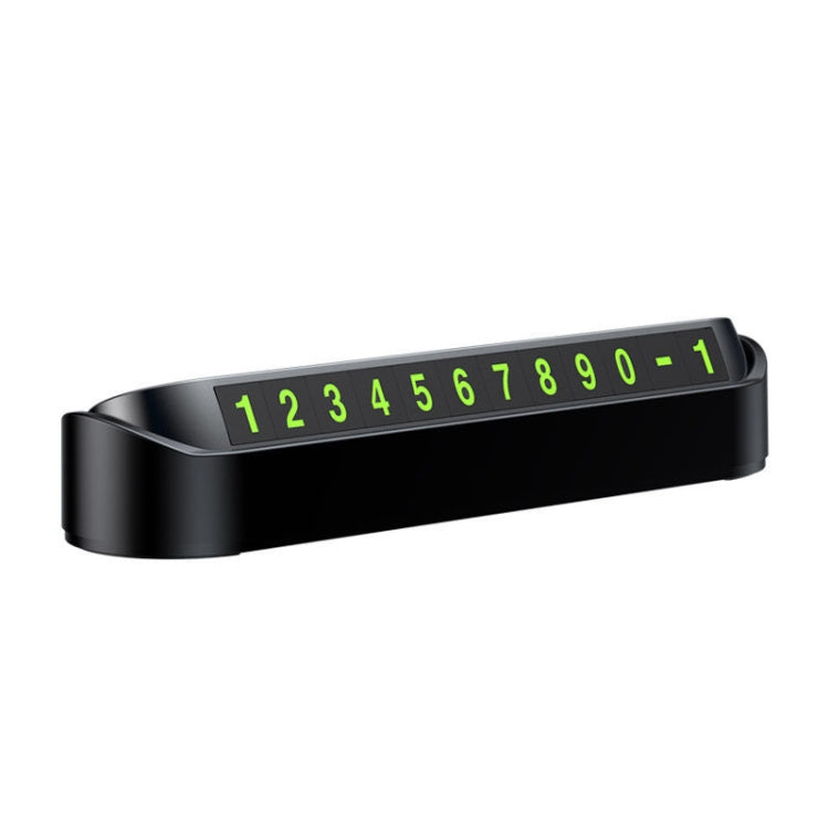 Illuminated Magnetic Parking Number Card with Hidden Design