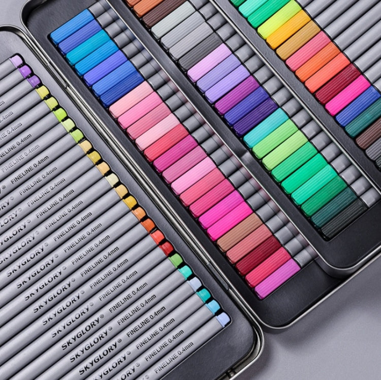 Skyglory Student Art Watercolor Painting Hook Line Pen Set，Specification：