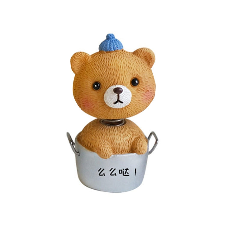 Charming Mini Resin Spring Shaker for Car and Cake Décor
