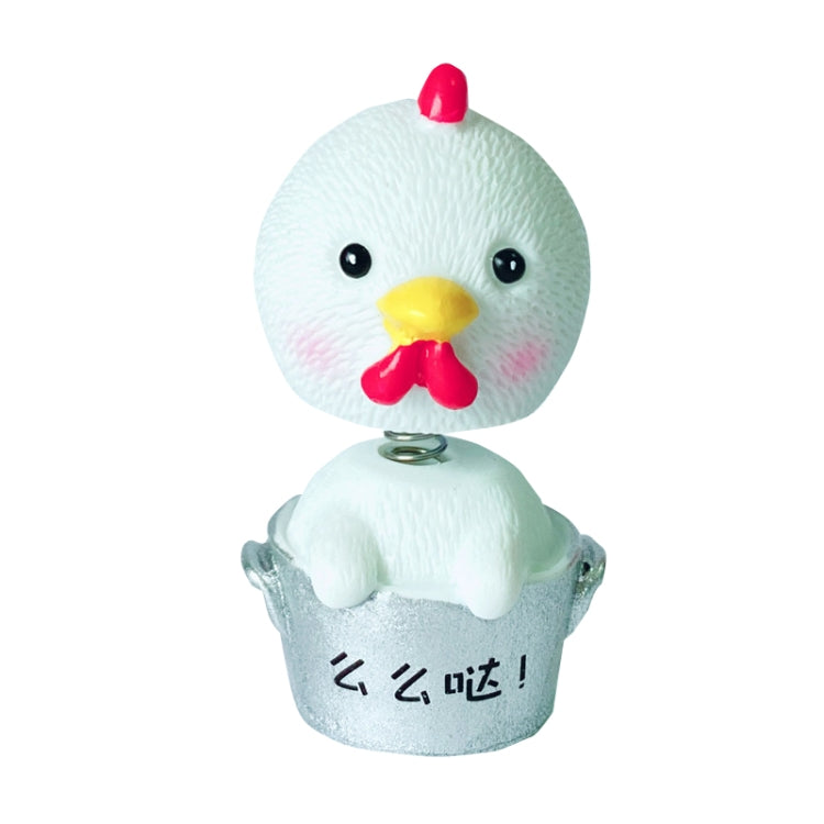 Charming Mini Resin Spring Shaker for Car and Cake Décor