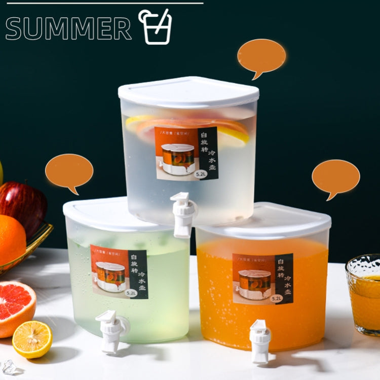 Three-Grid Rotating Cold Kettle Large-Capacity Compartments Fruit Teapot With Faucet Can Be Put In Refrigerator