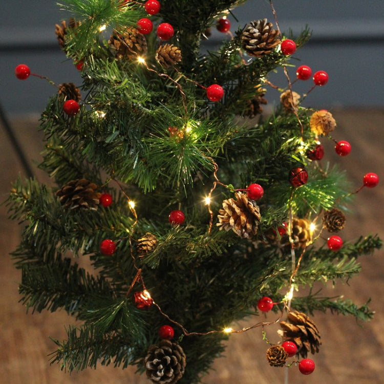 Christmas Pinecone Copper Wire Lights Holiday Garden Decoration String Lights