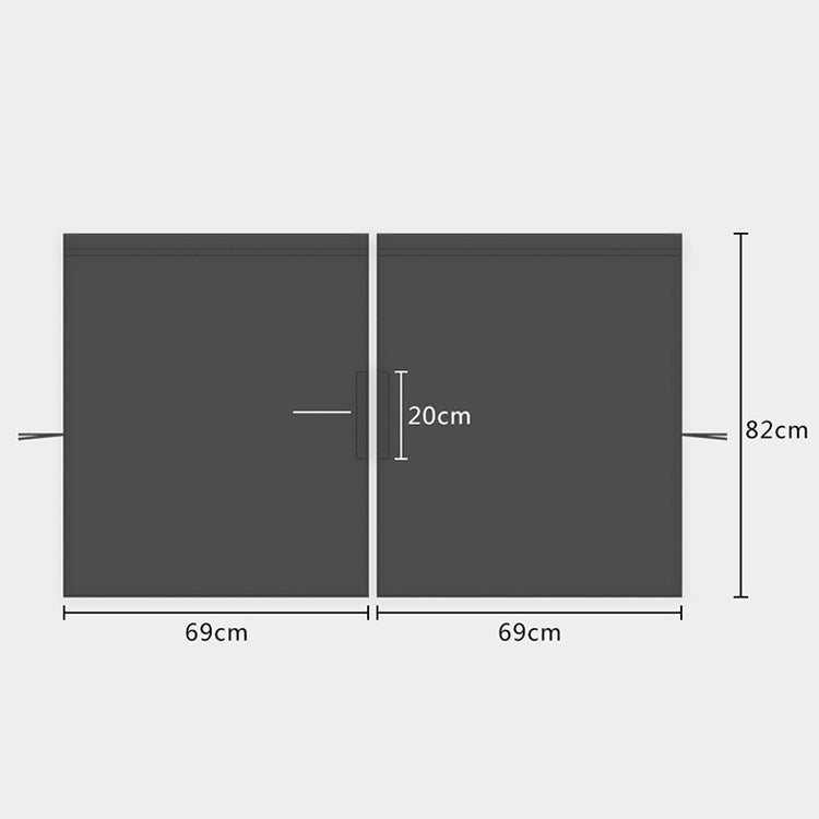 Automobile Privacy Curtain for Front and Rear - Versatile Air Conditioning Barrier for Business Cars